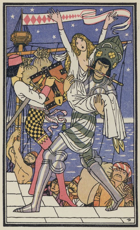 Illustration for The Decameron of Boccaccio by Thomas Derrick
