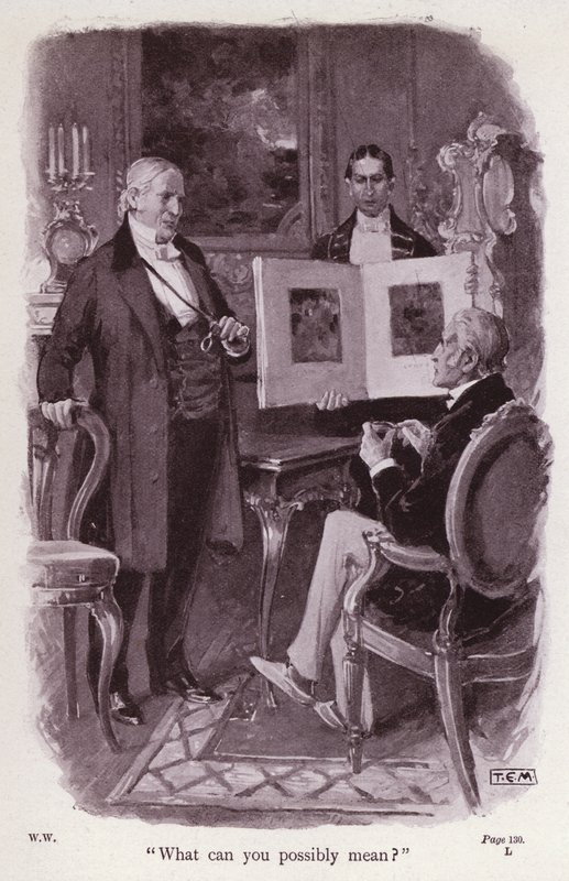 Illustration for The Woman In White by Wilkie Collins by Thomas Eyre Macklin