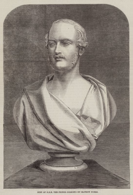 Bust of HRH the Prince Consort, by Mathew Noble by Thomas Harrington Wilson