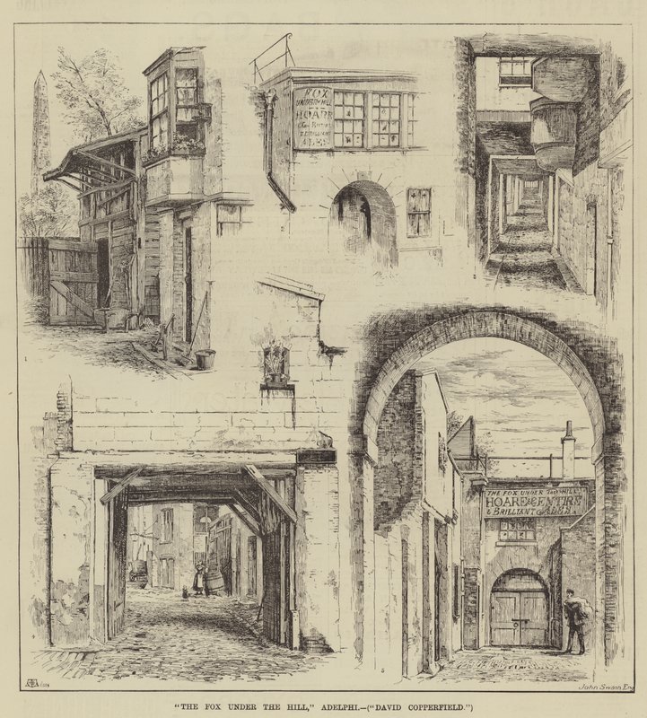 The Fox under the Hill, Adelphi, David Copperfield by Thomas Harrington Wilson