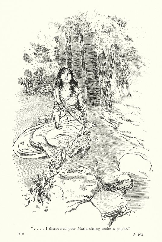 Illustration for A Sentimental Journey by Laurence Sterne by Thomas Heath Robinson
