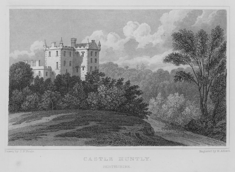 Castle Huntly, Perthshire by Thomas Hosmer Shepherd