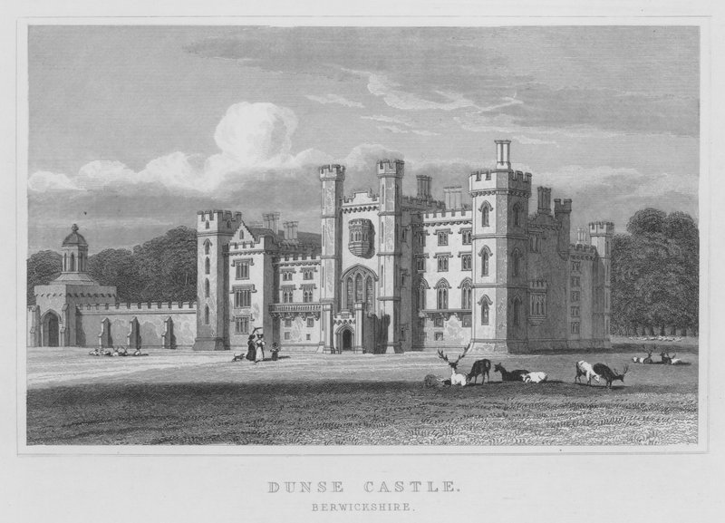 Dunse Castle, Berwickshire by Thomas Hosmer Shepherd