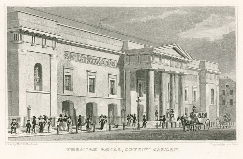 Royal Theatre, Covent Garden by Thomas Hosmer Shepherd
