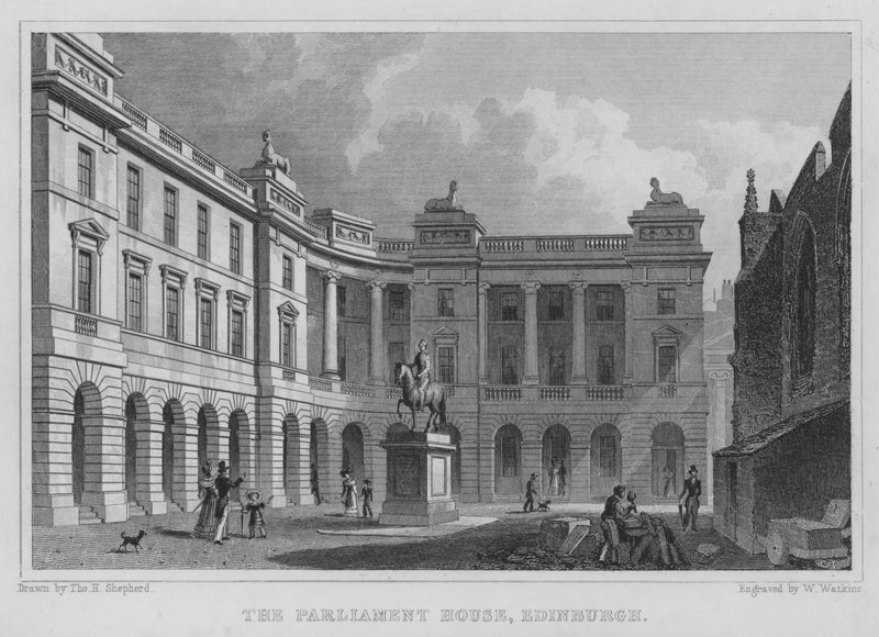 The Parliament House, Edinburgh by Thomas Hosmer Shepherd