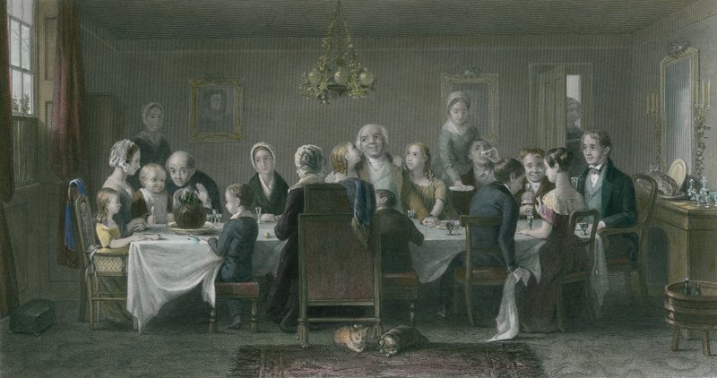 The Christmas Pudding by Thomas Webster
