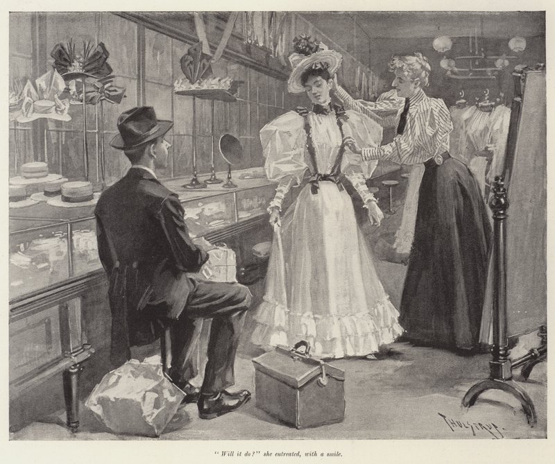 Illustration for The Day of Their Wedding by Thure de Thulstrup