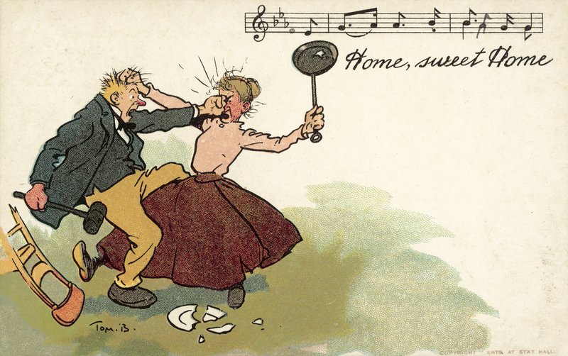 Home Sweet Home, Domestic Violence by Tom Browne