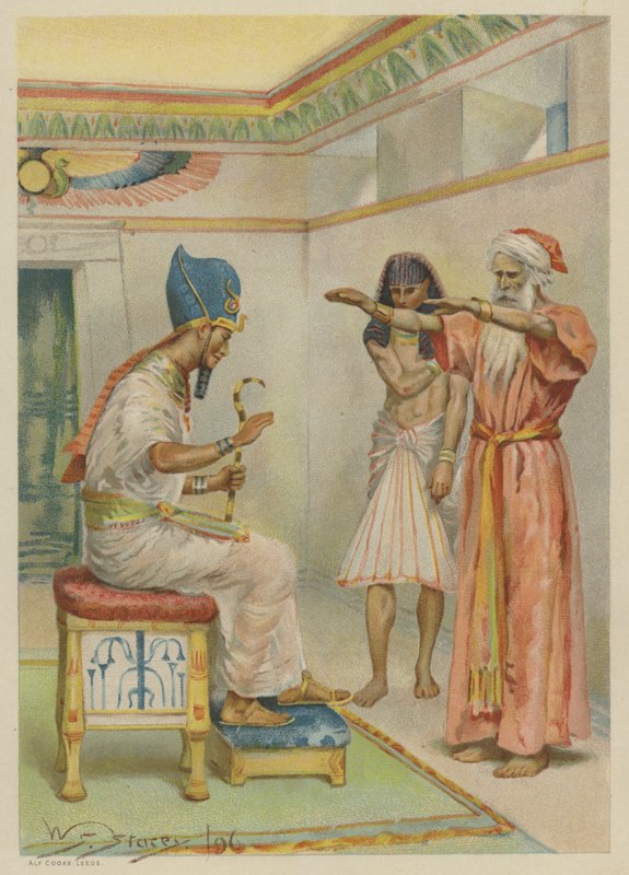 Jacob Blessing Pharaoh by W.S. Stacey