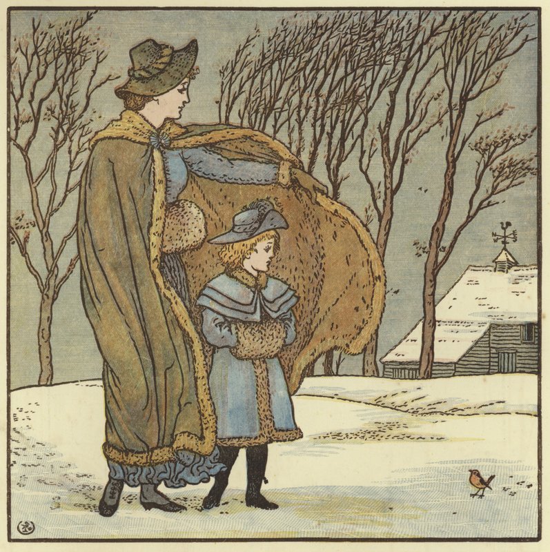 The North Wind Doth Blow by Walter Crane