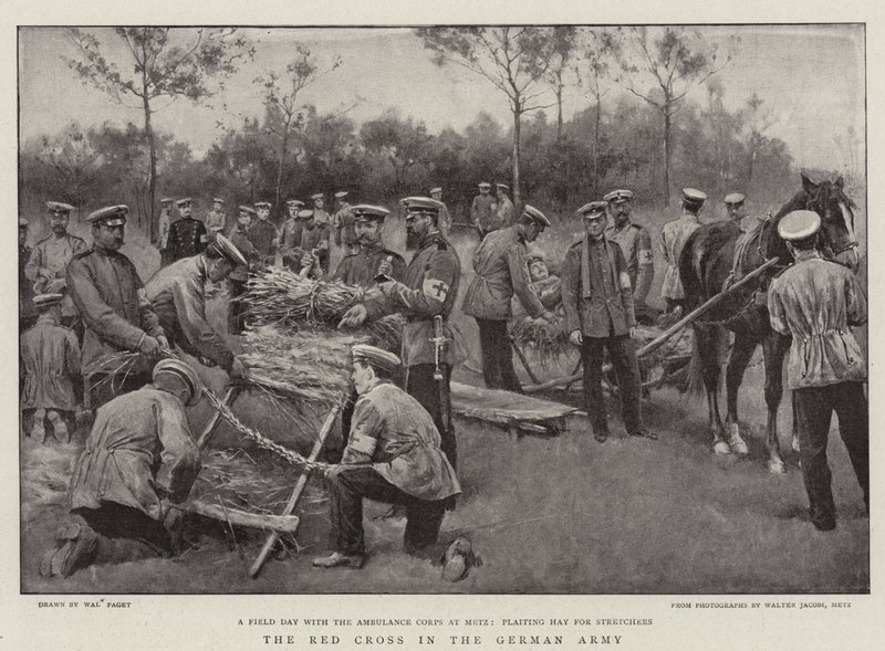 The Red Cross in the German Army by Walter Stanley Paget