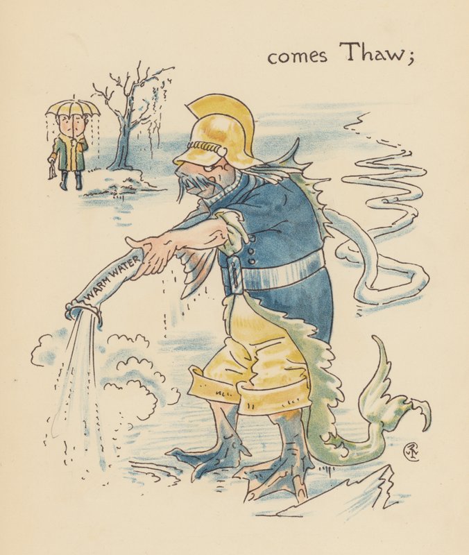 Illustration for Legends for Lionel by Walter Crane by Walter (after) Crane