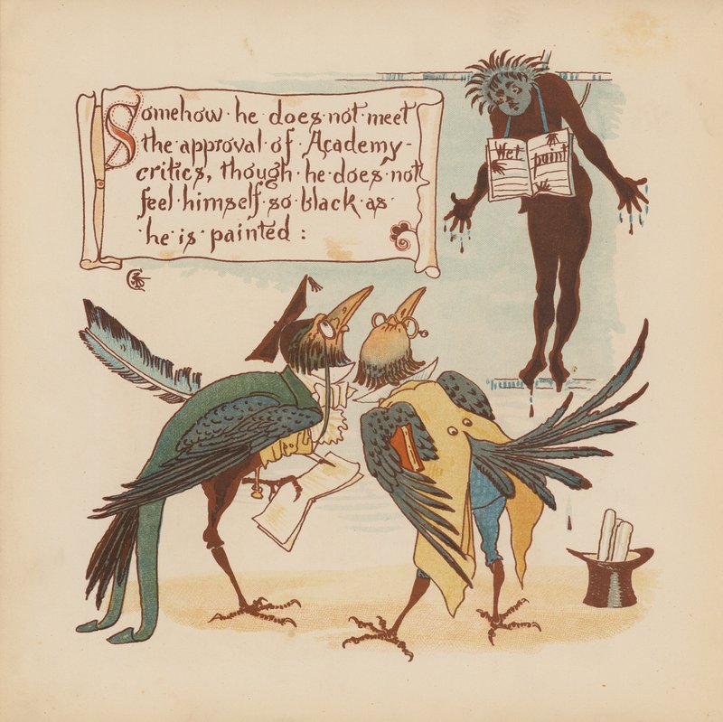 Illustration for Pothooks and Perseverance by Walter Crane by Walter (after) Crane