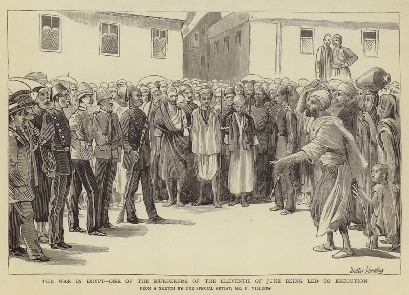 The War in Egypt, One of the Murderers of the Eleventh of June Being Led to Execution by Walter Charles Horsley