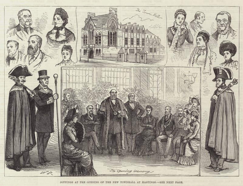 Jottings at the Opening of the New Townhall at Hastings by Walter Paget
