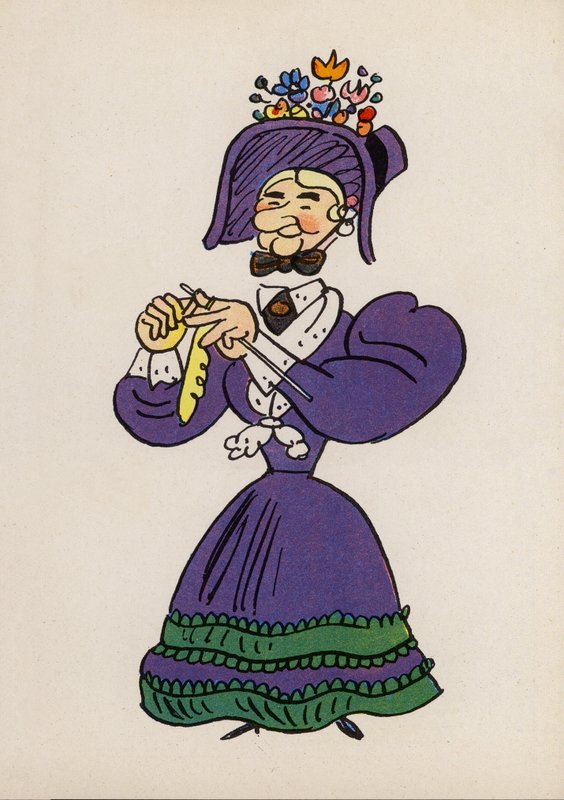 One of Walter Trier’s Crazy People by Walter Trier