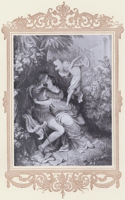 Helena, Faust (lithograph) by Wilhelm von (after) Kaulbach