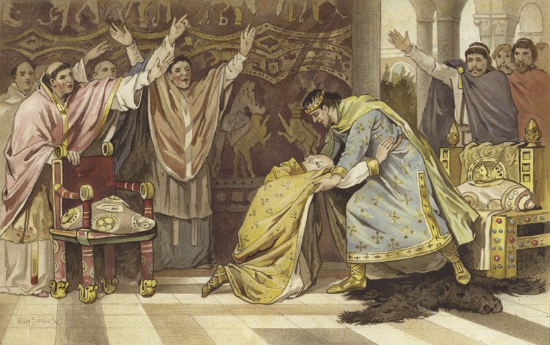 Election of Frederick I as Bishop of Utrecht, 817 by Willem II Steelink