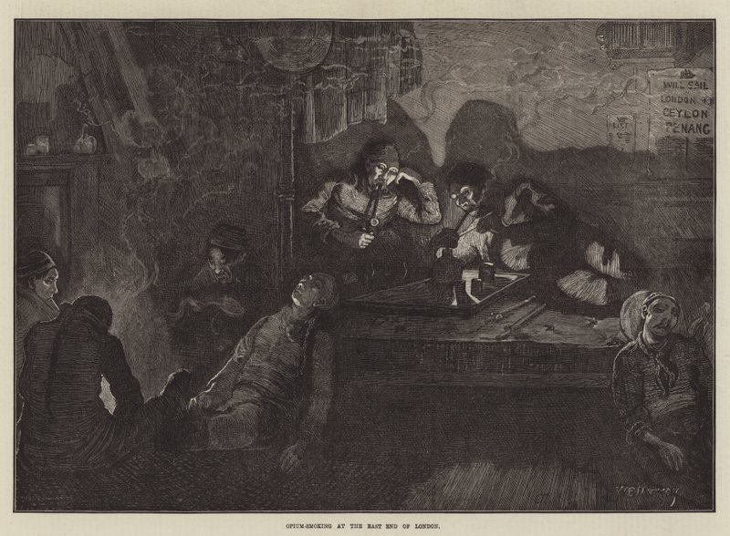 Opium-Smoking at the East End of London by William Bazett Murray
