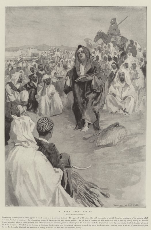 An Arab Story-Teller by William Beattie