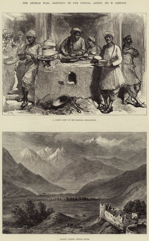 The Afghan War by William Crimea Simpson