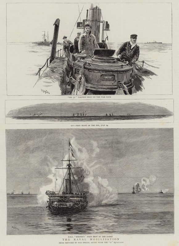 The Naval Mobilisation by William Lionel Wyllie