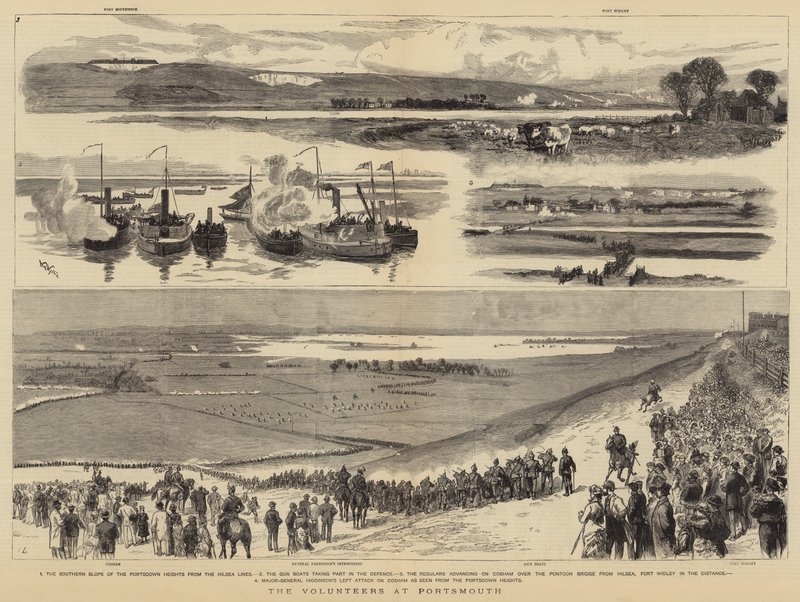 The Volunteers at Portsmouth by William Lionel Wyllie