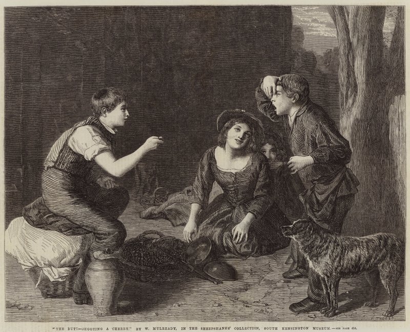 The Butt, shooting a Cherry by William Mulready