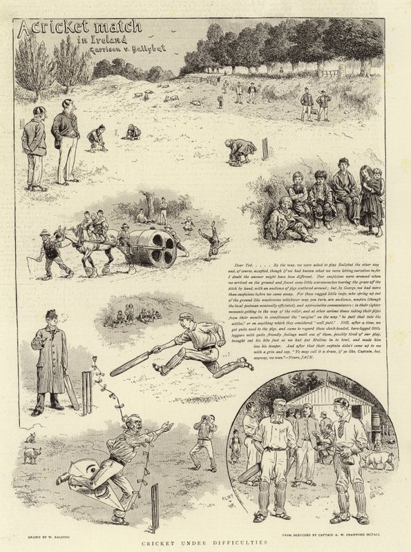 A Cricket Match in Ireland by William Ralston