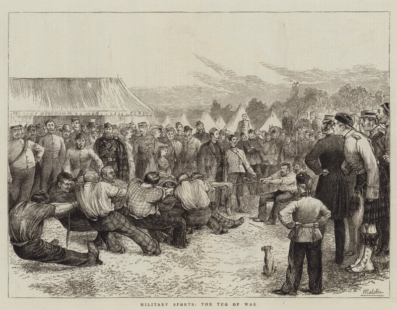 Military Sports, the Tug of War by William Ralston
