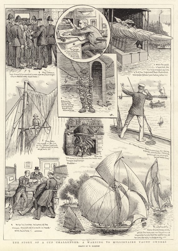 The Story of a Cup Challenger, a Warning to Millionaire Yacht Owners by William Ralston