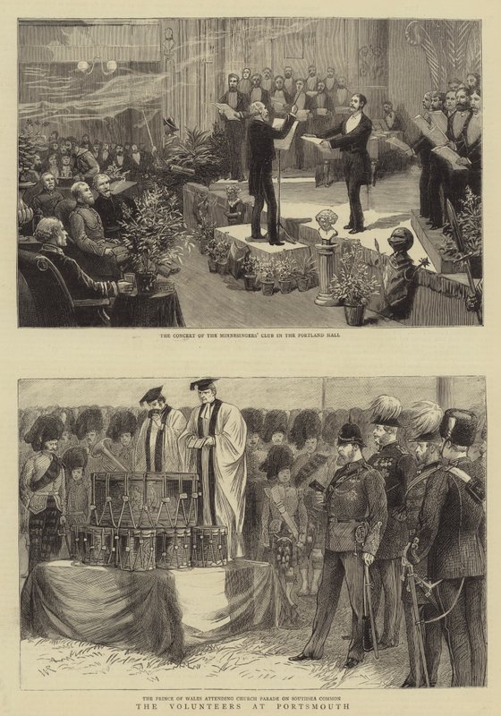 The Volunteers at Portsmouth by William Ralston