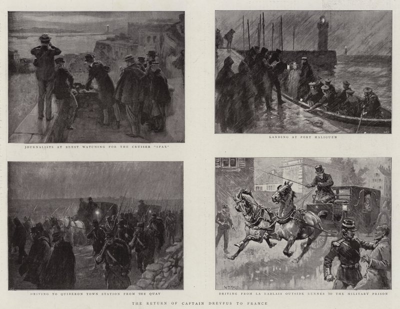 The Return of Captain Dreyfus to France by William T. Maud