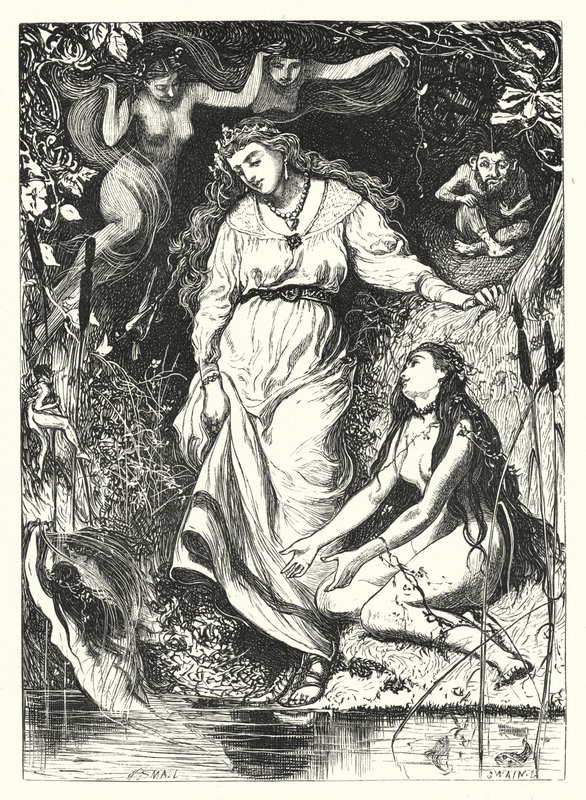 The Chase of the Siren by William (after) Small