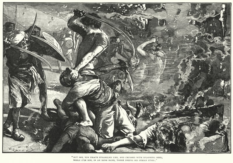 The Sack of Baltimore by William (after) Small