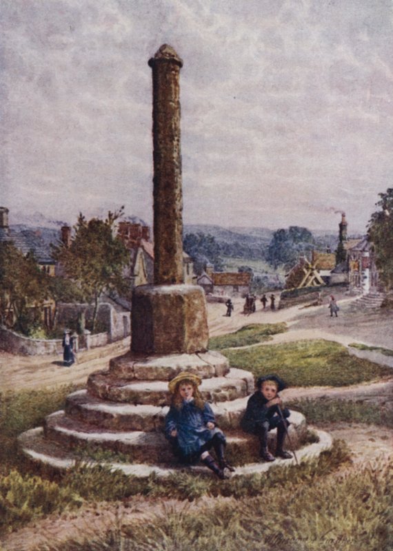 The Old Cross, Great Longstone by William Biscombe Gardner