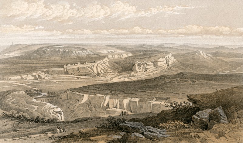 The Ruins of Inkermann and City of Caverns by William Crimea Simpson