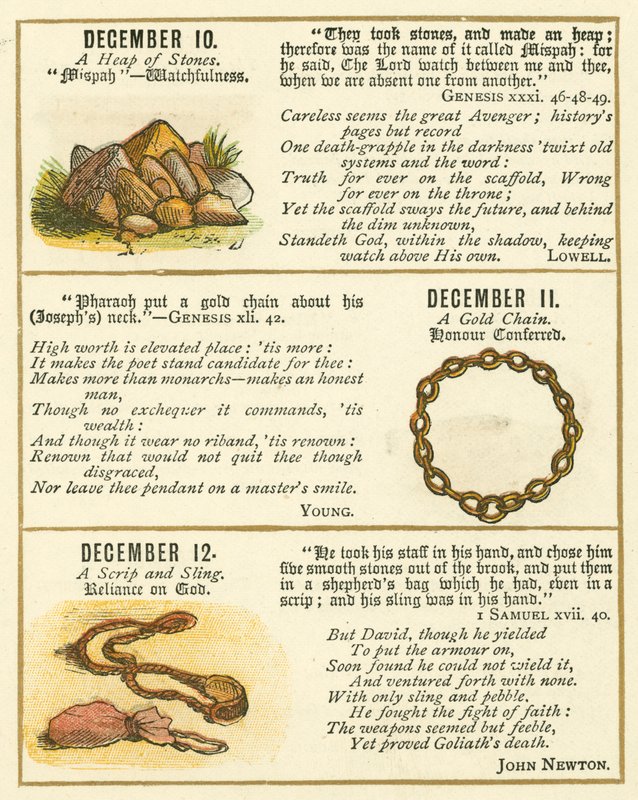 Page from The Bible Emblem Anniversary Book by William Foster