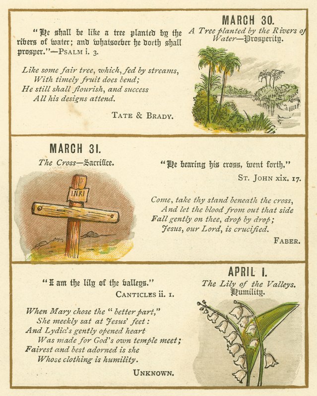 Page from The Bible Emblem Anniversary Book by William Foster