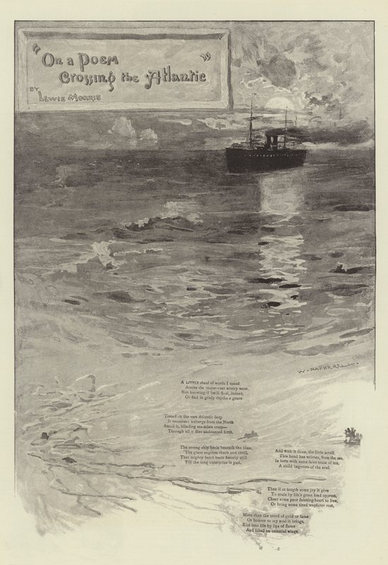 On a Poem Crossing the Atlantic, by Lewis Morris by William Hatherell