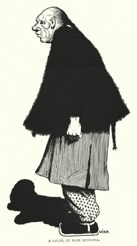 A tailor, by name Mustapha by William Heath Robinson