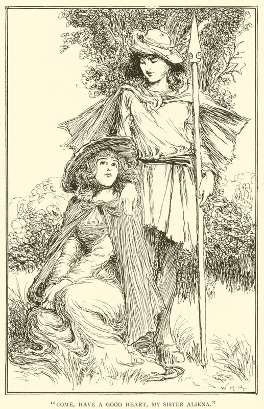 Come, have a good heart, my sister Aliena by William Heath Robinson