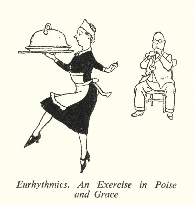 Eurhythmics, An Exercise in Poise and Grace by William Heath Robinson