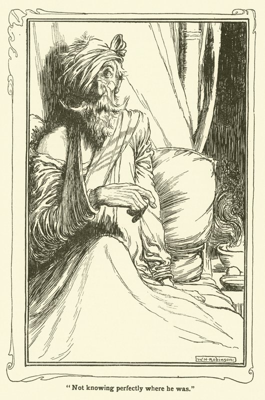 Illustration for Don Quixote by William Heath Robinson
