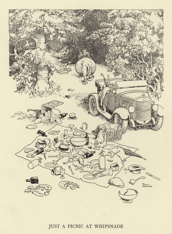 Just a Picnic at Whipsnade by William Heath Robinson