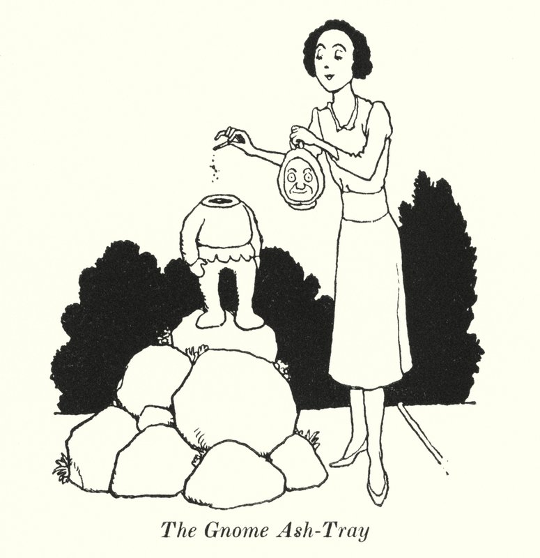 The Gnome Ash-Tray by William Heath Robinson
