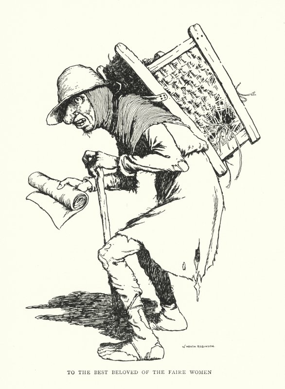 To the best beloved of the fair women by William Heath Robinson