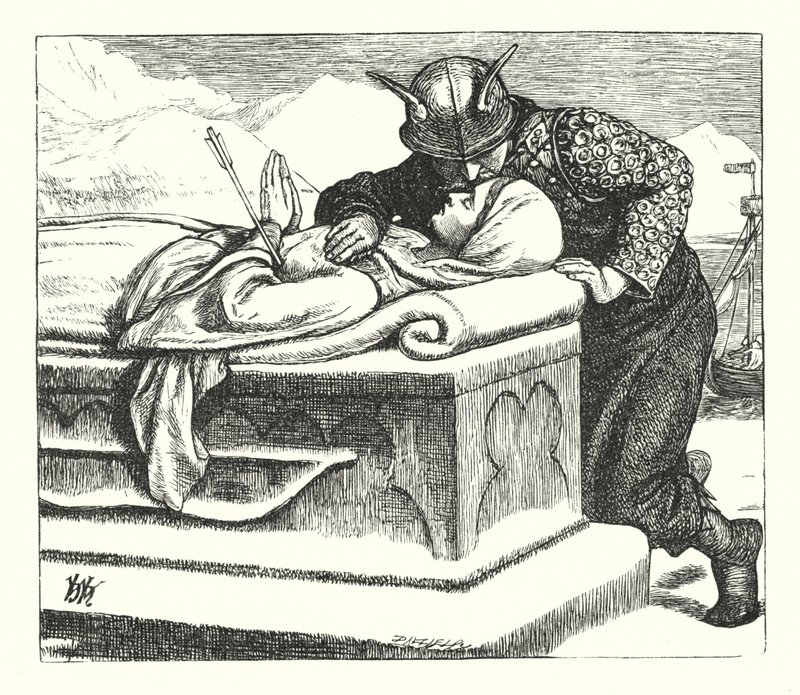 The Ballad of Oriana by William Henry (after) Hunt