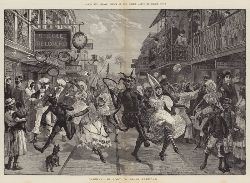 Across Two Oceans, Carnival in Port of Spain, Trinidad by William Heysham Overend