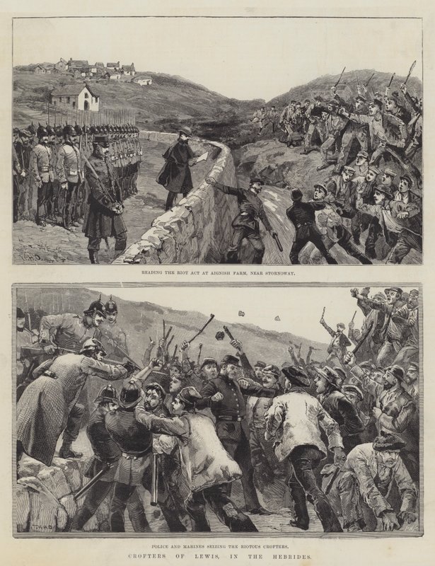 Crofters of Lewis, in the Hebrides by William Heysham Overend